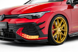 Stoßstangen Flaps Wings vorne Canards passend für VW Golf GTI Clubsport Mk8 Facelift