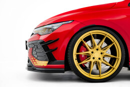 Stoßstangen Flaps Wings vorne Canards passend für VW Golf GTI Clubsport Mk8 Facelift