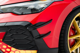 Stoßstangen Flaps Wings vorne Canards passend für VW Golf GTI Clubsport Mk8 Facelift