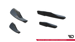 Stoßstangen Flaps Wings vorne Canards passend für VW Golf GTI Clubsport Mk8 Facelift