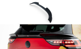 Unterer Heck Spoiler Aufsatz Abrisskante 3D passend für VW Golf GTI / GTI Clubsport / R / R-Line / GTE / GTD Mk8 / Mk8 Facelift schwarz Hochglanz