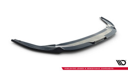 Street+ Spoilerlippe Front Ansatz V.3 passend für VW Golf GTI Clubsport Mk8 FL schwarz Hochglanz