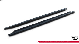 Seitenschweller Ansatz Cup Leisten V.2 passend für VW Golf GTI Clubsport Mk8 Facelift schwarz Hochglanz
