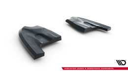 Street+ Heck Ansatz Flaps V.4 passend für VW Golf GTI Clubsport Mk8 FL schwarz Hochglanz