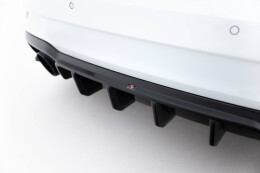Heck Ansatz Diffusor V.2 passend für Audi RS3 Limousine 8V Facelift schwarz Hochglanz