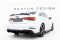 Heck Ansatz Flaps Diffusor V.5 passend für Audi RS3 Limousine 8V Facelift schwarz Hochglanz