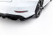 Heck Ansatz Flaps Diffusor V.5 passend für Audi RS3 Limousine 8V Facelift schwarz Hochglanz