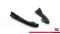 Heck Ansatz Flaps Diffusor V.5 passend für Audi RS3 Limousine 8V Facelift schwarz Hochglanz