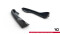 Heck Ansatz Flaps Diffusor V.5 passend für Audi RS3 Limousine 8V Facelift schwarz Hochglanz
