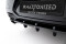 Mittlerer Cup Diffusor Heck Ansatz V.2 passend für BMW X4 M-Paket G02 Facelift schwarz Hochglanz
