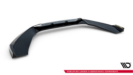 Cup Spoilerlippe Front Ansatz V.3 passend für Audi A6 / A6 C7 S-line/ S6 C7 Facelift schwarz Hochglanz