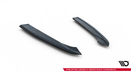 Heck Ansatz Flaps Diffusor V.3 passend für Audi S6 / A6 S-Line / A6 C7 FL schwarz Hochglanz