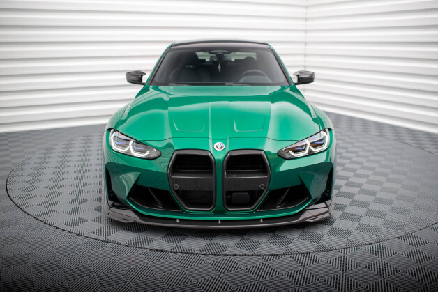 Prepreg Carbon Fiber Cup Spoilerlippe Front Ansatz V.2 passend für BMW M3 Limousine / Touring G80 / G81