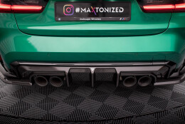 Prepreg Carbon Fiber Heck Ansatz Diffusor passend für BMW M3 Limousine / Touring G80 / G81