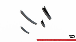 Carbon Fiber Front Bumper Wings (Canards) Prepreg BMW 1er M-Paket /  M135i / 128ti F40
