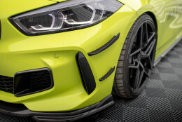 Carbon Fiber Stoßstangen Flaps Wings vorne Canards passend für BMW 1er M-Paket / M135i / 128ti F40