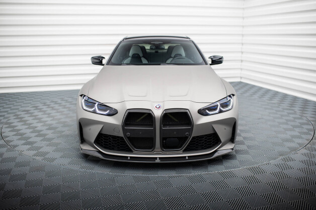 Prepreg Carbon Fiber Cup Spoilerlippe Front Ansatz V.3 passend für BMW M4 G82 / M3 G80