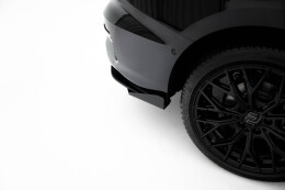 Street Pro Heckschürze Heck Ansatz Diffusor + Flaps passend für Audi A3 Limousine 8Y SCHWARZ-ROT