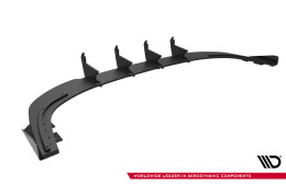 Street Pro Heckschürze Heck Ansatz Diffusor + Flaps passend für Audi A3 Limousine 8Y SCHWARZ-ROT