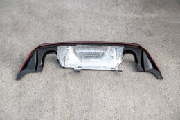 Heck Ansatz Diffusor + Milltek Sport Auspuff passend für Ford Fiesta ST Mk8 + GPF System