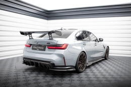 Carbon Heck Spoiler Heckflügel Standfuß Innen passend für BMW M3 G80 / M340i G20 / 3 M-Paket G20 / 3 Standard G20