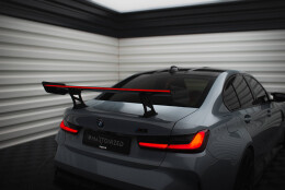 Carbon Heck Spoiler Heckflügel Standfuß Innen + LED passend für BMW M3 G80 / M340i G20 / 3 M-Paket G20 / 3 Standard G20