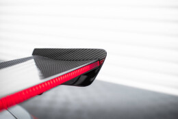 Carbon Heck Spoiler Heckflügel Standfuß Innen + LED passend für BMW M3 G80 / M340i G20 / 3 M-Paket G20 / 3 Standard G20