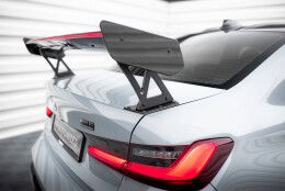 Carbon Heck Spoiler Heckflügel Standfuß Außen + LED passend für BMW M3 G80 / M340i G20 / 3 M-Paket G20 / 3 Standard G20