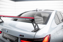 Carbon Heck Spoiler Heckflügel Standfuß Außen + LED passend für BMW M3 G80 / M340i G20 / 3 M-Paket G20 / 3 Standard G20