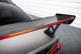 Carbon Heck Spoiler Heckflügel Standfuß Außen + LED für BMW M4 G82 / M440i G22 / 4 M-Paket G22