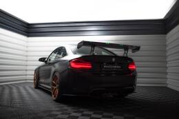 Carbon Heck Spoiler Heckflügel Standfuß Innen + LED für BMW M2 F87 / 2 / 2 M-Paket F22