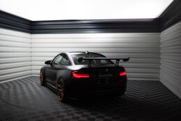 Carbon Heck Spoiler Heckflügel Standfuß Innen + LED passend für BMW M2 F87 / 2 / 2 M-Paket F22