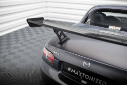 Carbon Heck Spoiler Heckflügel + LED passend für Mazda MX5 Hardtop NC(MK3)