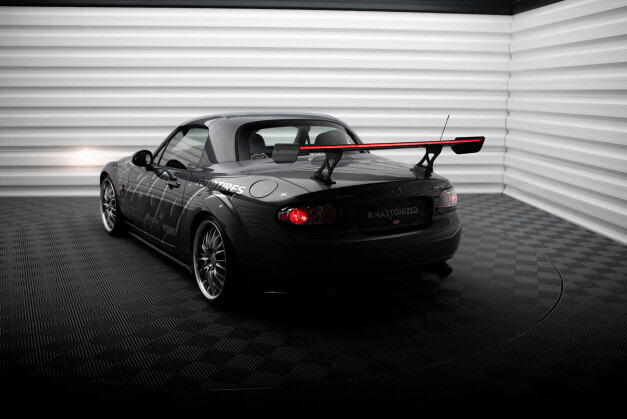 Carbon Heck Spoiler Heckflügel + LED für Mazda MX5 Hardtop NC(MK3)