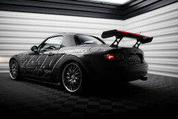 Carbon Heck Spoiler Heckflügel + LED passend für Mazda MX5 Hardtop NC(MK3)