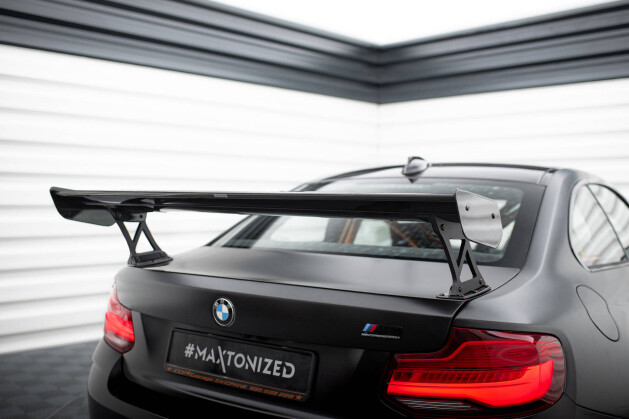 Carbon Heck Spoiler Heckflügel Standfuß Außen für BMW M2 F87 / 2 / 2 M-Paket F22