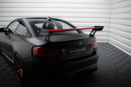 Carbon Heck Spoiler Heckflügel Standfuß Außen + LED für BMW M2 F87 / 2 / 2 M-Paket F22