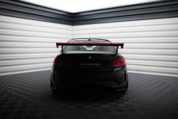 Carbon Heck Spoiler Heckflügel Standfuß Außen + LED passend für BMW M2 F87 / 2 / 2 M-Paket F22
