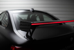 Carbon Heck Spoiler Heckflügel Standfuß Außen + LED passend für BMW M2 F87 / 2 / 2 M-Paket F22