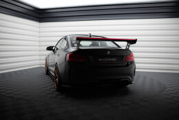 Carbon Spoiler With External Brackets Uprights + LED BMW...
