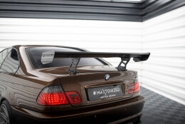 Carbon Heck Spoiler Heckflügel Standfuß Innen passend für BMW 3er Coupe E46