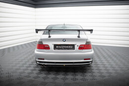 Carbon Spoiler With Internal Brackets Uprights  BMW 3er Coupe E46