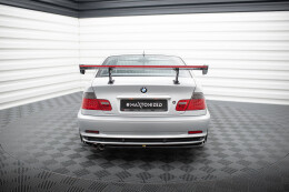 Carbon Heck Spoiler Heckflügel Standfuß Innen + LED für BMW 3er Coupe E46