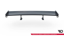 Carbon Heck Spoiler Heckflügel Standfuß Innen + LED passend für BMW 3er Coupe E46
