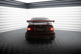 Carbon Heck Spoiler Heckflügel Standfuß Innen + LED passend für BMW 3er Coupe E46