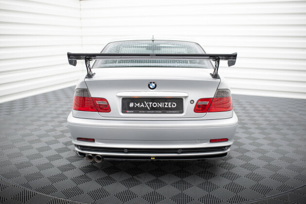 Carbon Heck Spoiler Heckflügel Standfuß Außen für BMW 3er Coupe E46