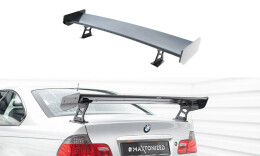 Carbon Heck Spoiler Heckflügel Standfuß Außen passend für BMW 3er Coupe E46