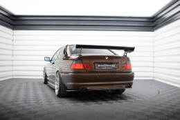 Carbon Heck Spoiler Heckflügel Standfuß Außen passend für BMW 3er Coupe E46
