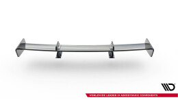 Carbon Heck Spoiler Heckflügel mit Schwan Halterung passend für Audi A5 Coupe 8T