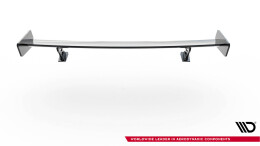 Carbon Heck Spoiler Heckflügel Standfuß Außen passend für Audi A5 Coupe 8T